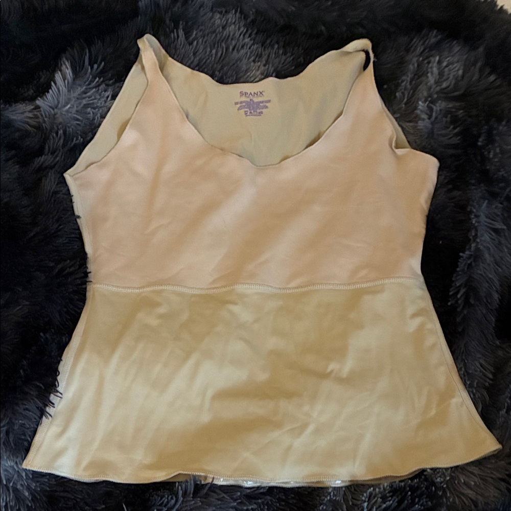 SPANX Beige Sculpting Tank Top
